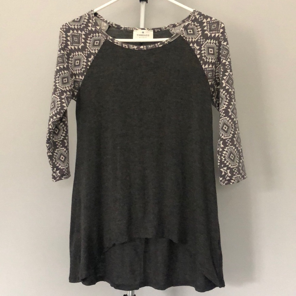 Thread Studio Jersey Style Tunic Top in Size Xtra Small